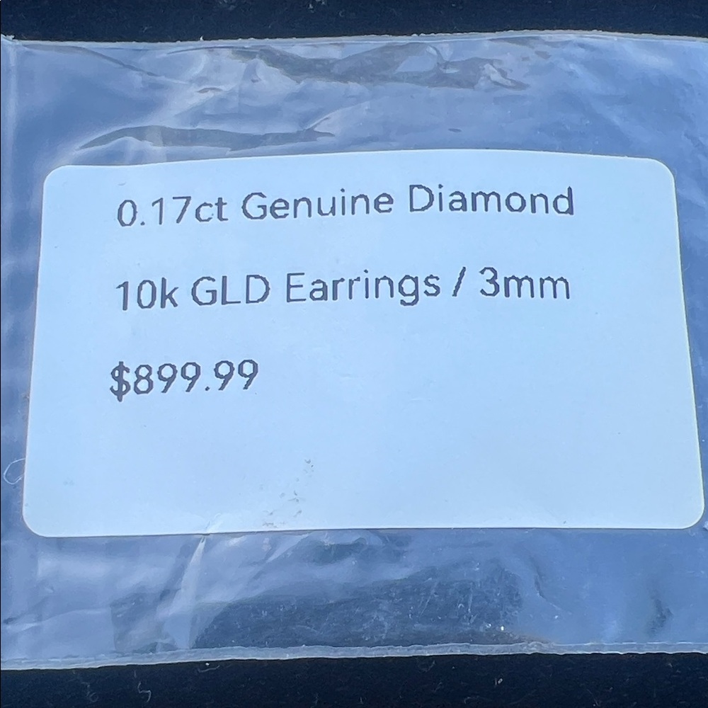 10k Gold Diamond Earrings